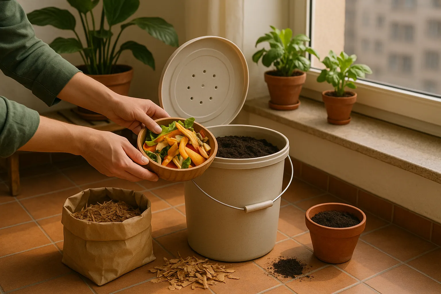 Cómo Hacer Compostaje Simple en un Apartamento