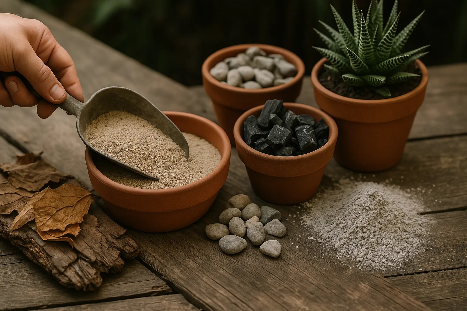 Trucos para Usar Arena, Carbón y Otros Materiales Naturales